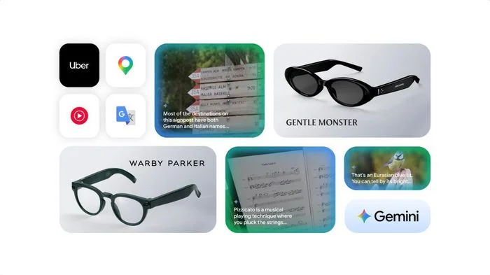 Google giới thiệu kính thông minh tích hợp AI Gemini đa dụng