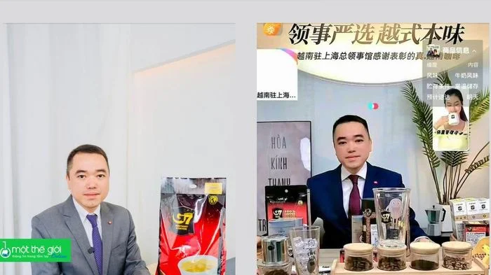 Cà phê Việt gây sốt trên TikTok Live Trung Quốc