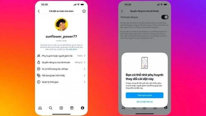 Meta chính thức triển khai phiên bản cải tiến của 'Tài khoản Thanh thiếu niên' trên Facebook và Instagram tại Việt Nam