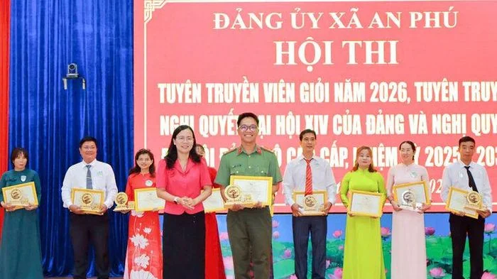 An Phú tổ chức Hội thi Tuyên truyền viên giỏi năm 2026