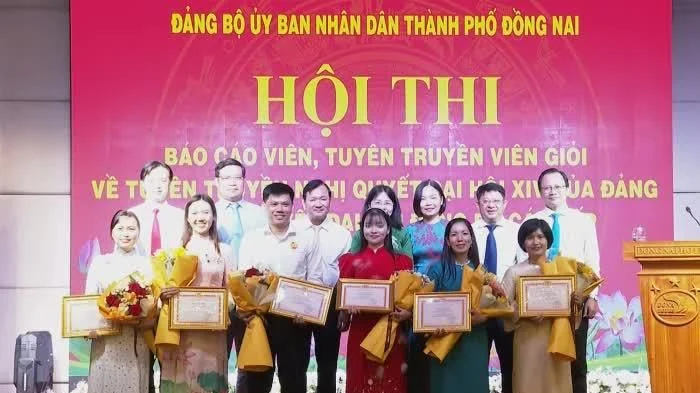 Đảng ủy UBND thành phố Đồng Nai tổ chức hội thi báo cáo viên, tuyên truyền viên giỏi năm 2026