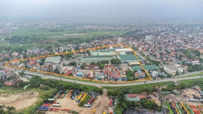 Cận cảnh 1,4 ha sẽ làm bất động sản ở khu vực TOD Yên Viên của một công ty điện lực
