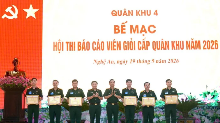 Quân khu 4: 43 đồng chí đạt danh hiệu báo cáo viên giỏi cấp Quân khu năm 2026