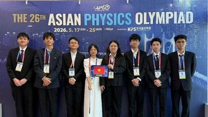 Học sinh Việt Nam đạt 6 Huy chương Bạc và 2 Huy chương Đồng Olympic Vật lý châu Á