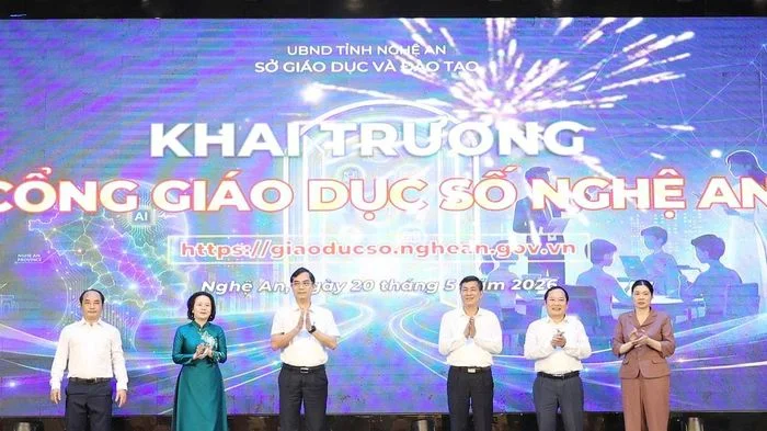 Khai trương Cổng giáo dục số Nghệ An