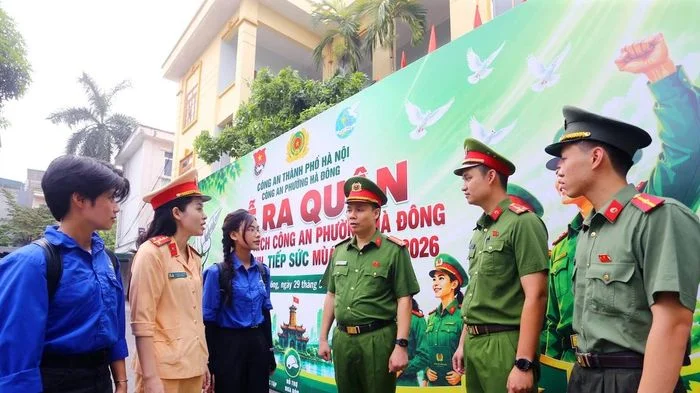 Công an phường Hà Đông: Sẵn sàng vì một kỳ thi an toàn, trọn vẹn