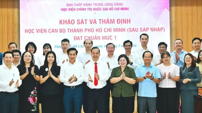 Học viện Cán bộ TPHCM đạt chuẩn mức 1 sau sáp nhập