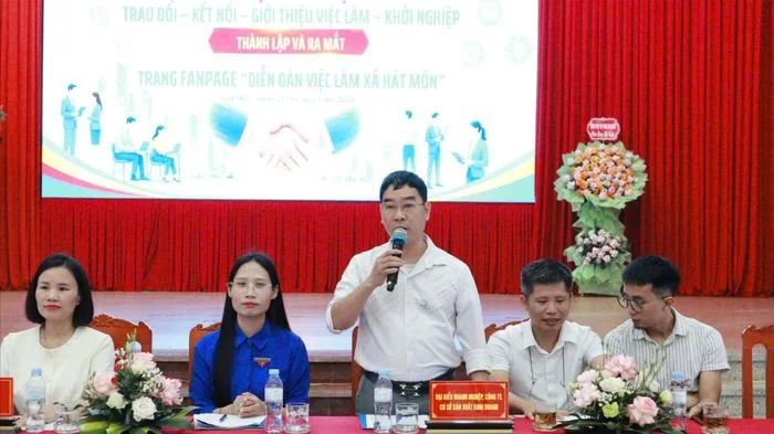Tăng cường kết nối việc làm, thúc đẩy khởi nghiệp tại xã Hát Môn