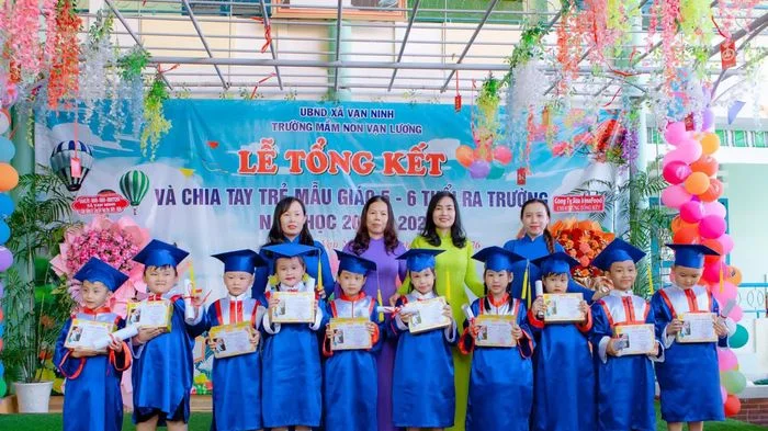 Trường Mầm non Vạn Lương (xã Vạn Ninh) tổng kết năm học 2025 - 2026