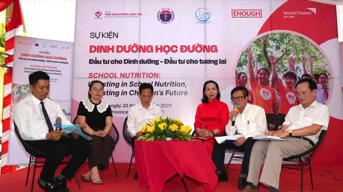 Sự kiện dinh dưỡng học đường 'Đầu tư cho dinh dưỡng học đường là đầu tư cho tương lai'