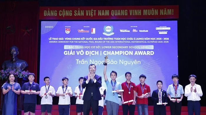 Chung kết quốc gia Đấu trường Toán học châu Á: Hà Nội dẫn đầu về tổng số giải