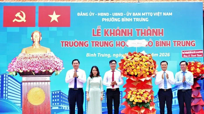 Diện mạo ngôi trường THCS ở TP.HCM vừa khánh thành