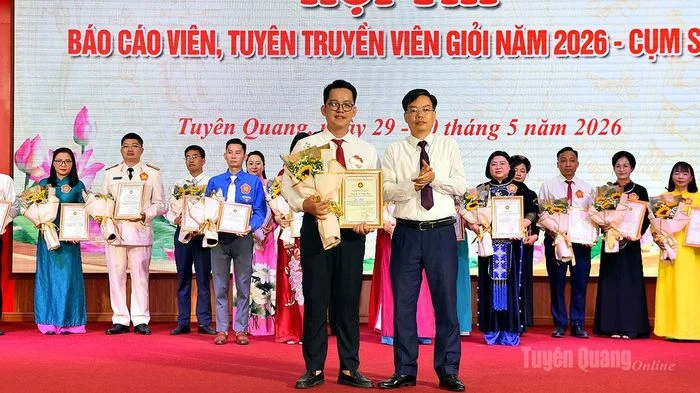 Hội thi Báo cáo viên, Tuyên truyền viên giỏi Cụm thi số III năm 2026 thành công tốt đẹp