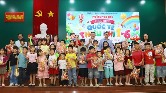 Phường Phan Rang tổ chức chương trình 'Vui Tết thiếu nhi 1-6'
