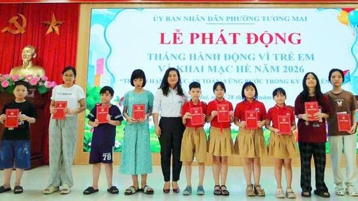 Phường Tương Mai phát động Tháng hành động vì trẻ em năm 2026