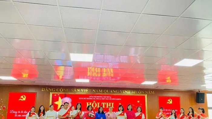 Trường Nguyễn Bỉnh Khiêm học tập và làm theo lời Bác