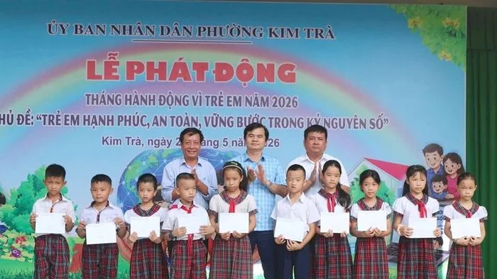 Kim Trà phát động 'Tháng hành động vì trẻ em'