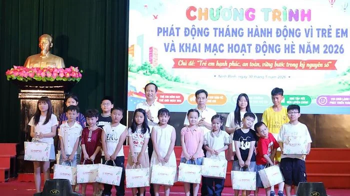Phát động Tháng hành động vì trẻ em và Khai mạc hoạt động hè năm 2026