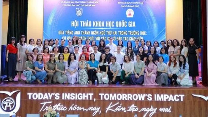 Thúc đẩy hành trình đưa tiếng Anh thành ngôn ngữ thứ hai trong trường học