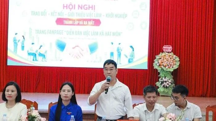 Xã Hát Môn kết nối việc làm với người lao động