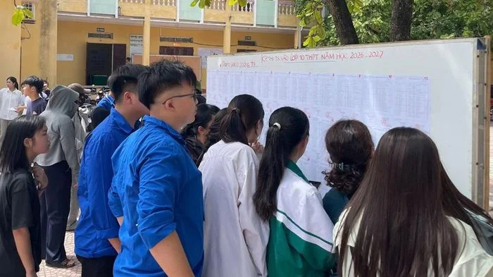 Hơn 50.400 thí sinh Bắc Ninh làm thủ tục dự thi vào lớp 10