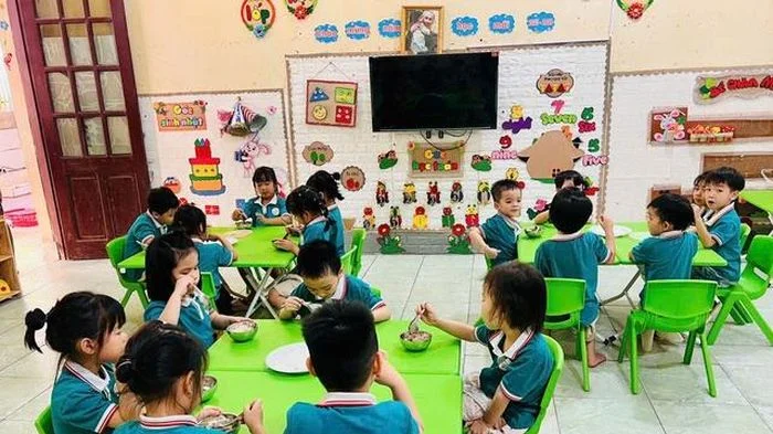 Nỗ lực nâng cao chất lượng dinh dưỡng học đường tại Trường Mầm non Linh Sơn