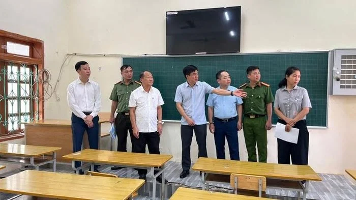 Kiểm tra các điều kiện đảm bảo ANTT cho Kỳ thi tốt nghiệp THPT năm 2026