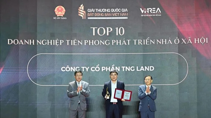 Giải thưởng Quốc gia Bất động sản Việt Nam 2026: TNG Land góp mặt trong Top 10 doanh nghiệp tiên phong phát triển nhà ở xã hội