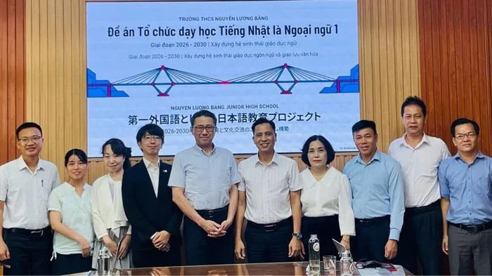 Triển khai đề án dạy học tiếng Nhật tại Trường THCS Nguyễn Lương Bằng