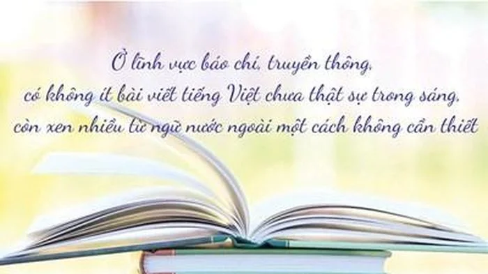 Giữ gìn bản sắc văn hóa tiếng Việt