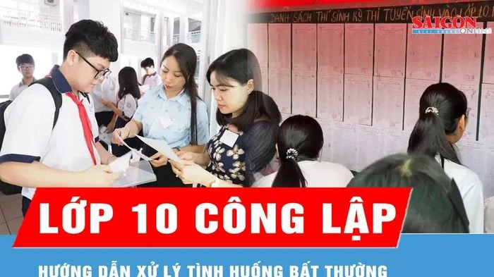 Sở GD-ĐT TPHCM hướng dẫn cách xử lý tình huống bất thường tại kỳ thi tuyển sinh lớp 10 công lập
