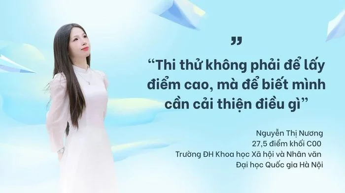 Nữ sinh đạt 27,5 điểm khối C chia sẻ cách tận dụng thi thử để tăng điểm trước kỳ thi THPT