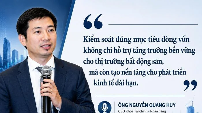 Dòng vốn bất động sản cần được dẫn dắt vào nhu cầu thực để tạo nền tảng tăng trưởng bền vững