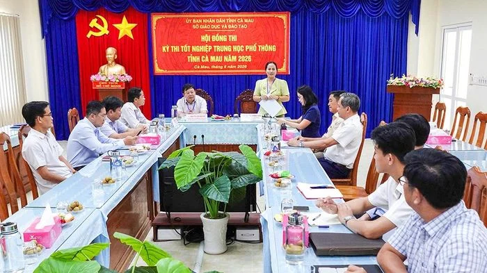 Đoàn kiểm tra Bộ Giáo dục và Đào tạo đánh giá cao công tác tổ chức Kỳ thi tốt nghiệp THPT tại Cà Mau