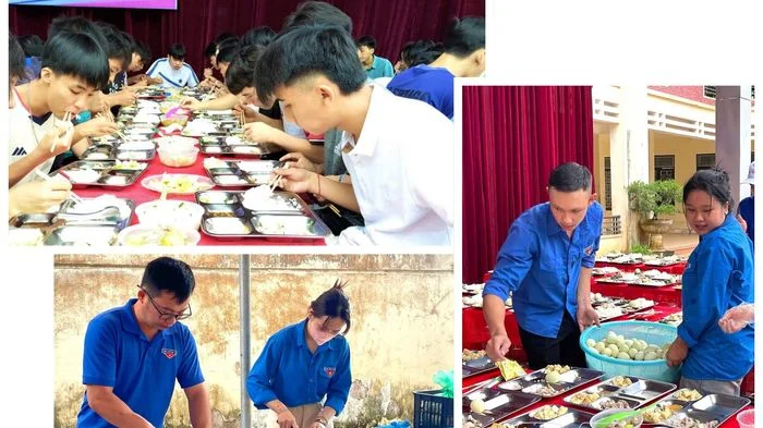Sắc áo xanh 'tiếp sức mùa thi'