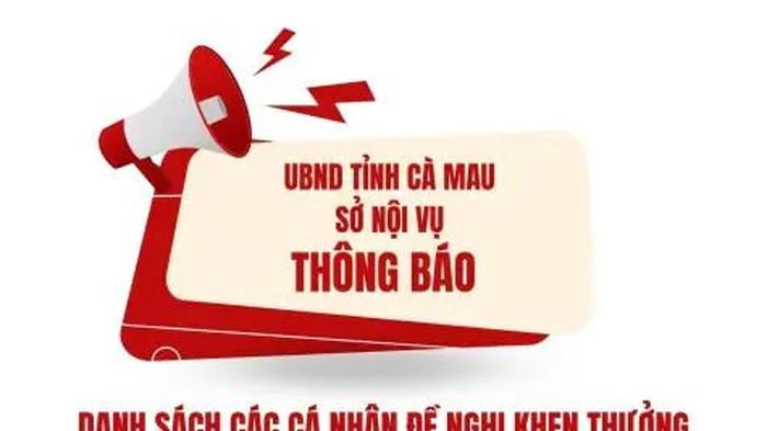 Danh sách cá nhân được đề nghị tặng thưởng danh hiệu Chiến sĩ thi đua toàn quốc