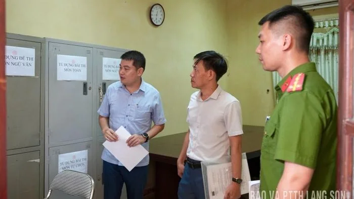 Kiểm tra công tác chuẩn bị Kỳ thi tốt nghiệp THPT 2026 tại các điểm thi Trường THPT: Tân Thành, Đồng Bành, Chi Lăng