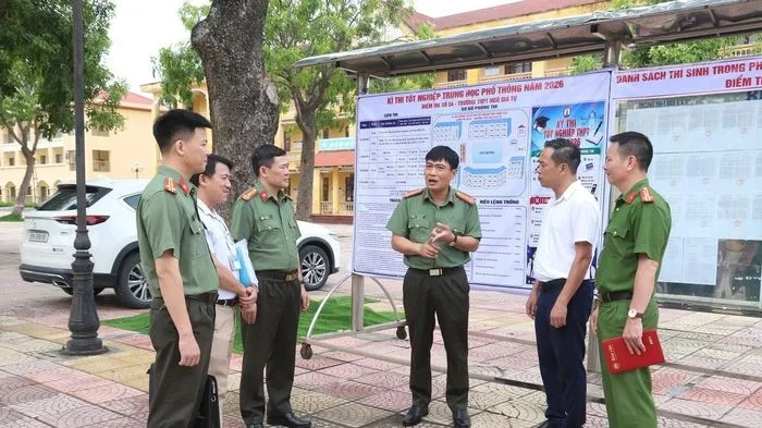 Công an Bắc Ninh sẵn sàng bảo đảm tuyệt đối an toàn Kỳ thi tốt nghiệp THPT 2026