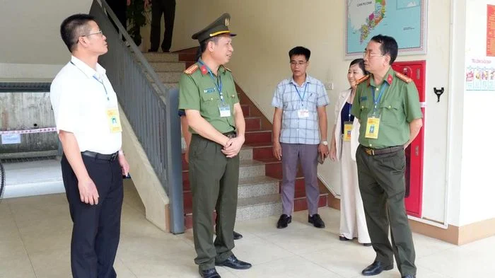 Kiểm tra công tác bảo đảm an ninh, trật tự tại các điểm thi tốt nghiệp THPT năm 2026