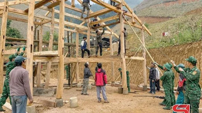 Đồn Biên phòng Phiêng Pằn học Bác bằng những việc làm thiết thực