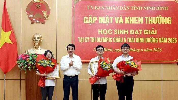 Thành công mang tính lịch sử của giáo dục Ninh Bình với ba Huy chương Bạc tại các kỳ Olympic châu Á