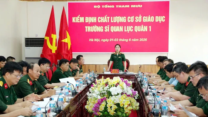 Kiểm định chất lượng cơ sở giáo dục Trường Sĩ quan Lục quân 1