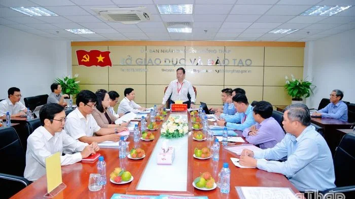 Đoàn công tác Bộ Giáo dục và Đào tạo kiểm tra công tác chuẩn bị Kỳ thi tốt nghiệp THPT năm 2026 tại Đồng Tháp