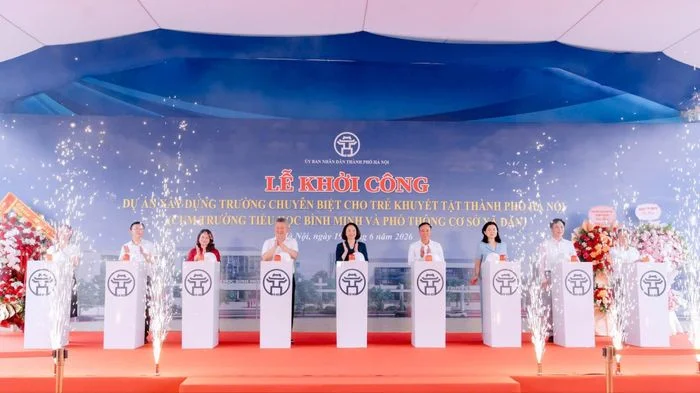 Hà Nội khởi công xây dựng Trường chuyên biệt cho trẻ khuyết tật