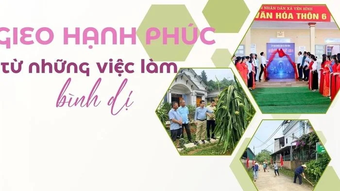 Gieo hạnh phúc từ những việc làm bình dị